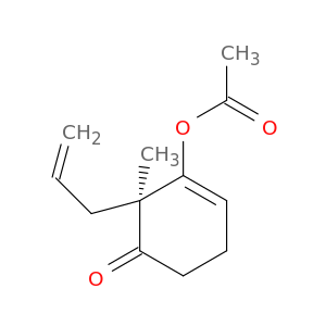 3-Cyclohexen-1-one, 3-(acetyloxy)-2-methyl-2-(2-propenyl)-, (2S)-