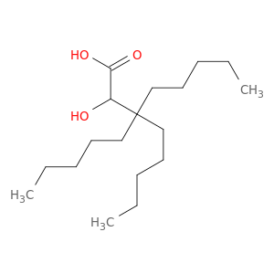 Octanoic acid, 2-hydroxy-3,3-dipentyl-