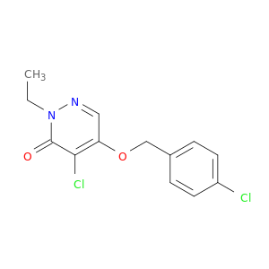 3(2H)-Pyridazinone, 4-chloro-5-[(4-chlorophenyl)methoxy]-2-ethyl-