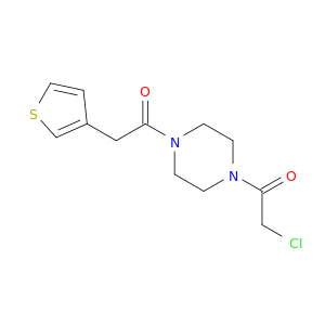 1-[4-(2-氯-乙酰基)-哌嗪-1-基]-2-噻吩-3-基-乙酮