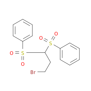 Benzene, 1,1'-[(3-bromopropylidene)bis(sulfonyl)]bis-
