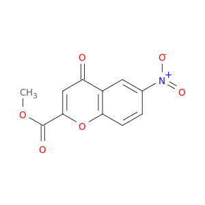 4H-1-Benzopyran-2-carboxylic acid, 6-nitro-4-oxo-, methyl ester
