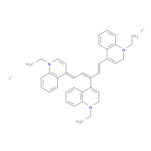 (4E)-4-[(2E,4E)-3,5-bis(1-ethylquinolin-4-yl)penta-2,4-dienylidene]-1-ethyl-quinoline diiodide