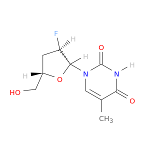 Uridine,2',3'-dideoxy-2'-fluoro-5-methyl-