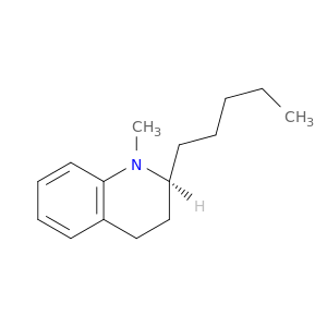 Quinoline, 1,2,3,4-tetrahydro-1-methyl-2-pentyl-, (2S)-