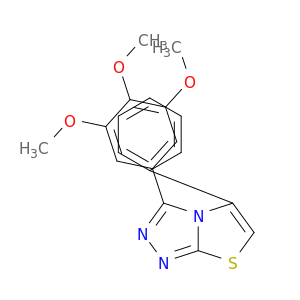 Thiazolo[2,3-c]-1,2,4-triazole,5-phenyl-3-(3,4,5-trimethoxyphenyl)-