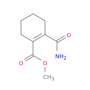 1-Cyclohexene-1-carboxylic acid, 2-(aminocarbonyl)-, methyl ester