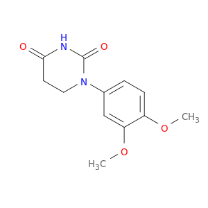 2,4(1H,3H)-Pyrimidinedione, 1-(3,4-dimethoxyphenyl)dihydro-
