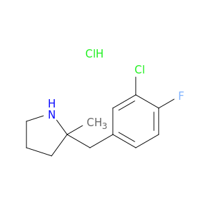 2-[(3-Chloro-4-fluorophenyl)methyl]-2-methylpyrrolidine hydrochloride