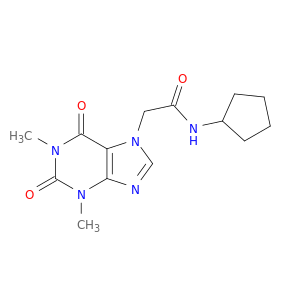 N-CYCLOPENTYL-2-(1,3-DIMETHYL-2,6-DIOXO-PURIN-7-YL)ACETAMIDE