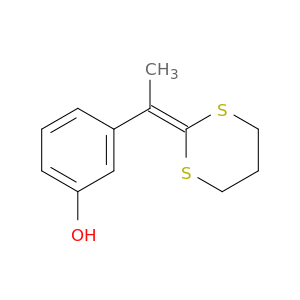 Phenol, 3-[1-(1,3-dithian-2-ylidene)ethyl]-