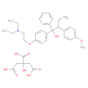 1-{4-[2-(diethylamino)ethoxy]phenyl}-2-(4-methoxyphenyl)-1-phenylbutan-1-ol 2-hydroxypropane-1,2,3-tricarboxylate(1:1)