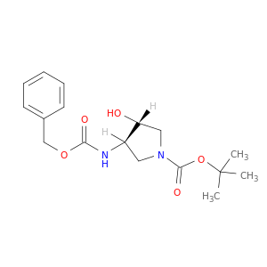 trans-tert-butyl 3-(((benzyloxy)carbonyl)amino)-4-hydroxypyrrolidine-1-carboxylate