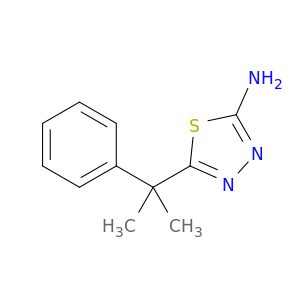5-(2-苯基丙-2-基)-1,3,4-噻二唑-2-胺