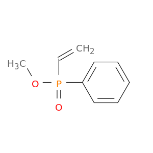 Phosphinic acid, ethenylphenyl-, methyl ester