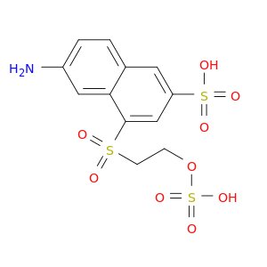 2-氨基-8-(2-磺基乙基磺酰基)-6-磺酰萘