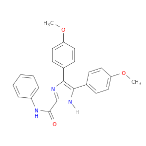 1H-Imidazole-2-carboxamide, 4,5-bis(4-methoxyphenyl)-N-phenyl-