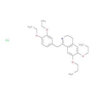 1-[(3,4-diethoxyphenyl)methyl]-6,7-dipropoxy-3,4-dihydroisoquinoline hydrochloride