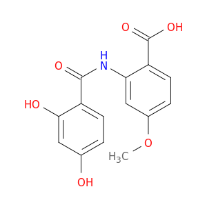 Benzoic acid,2-[(2,4-dihydroxybenzoyl)amino]-4-methoxy-