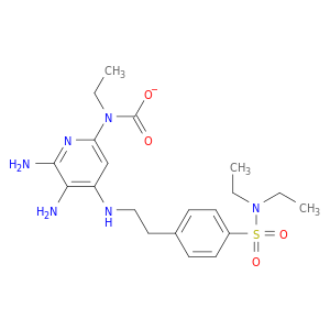 ethyl[5,6-diamino-4-({2-[4-(diethylsulfamoyl)phenyl]ethyl}amino)pyridin-2-yl]carbamate