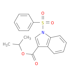 1H-Indole-3-carboxylic acid, 1-(phenylsulfonyl)-, 1-methylethyl ester