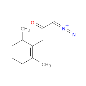 2-Propanone, 1-diazo-3-(2,6-dimethyl-1-cyclohexen-1-yl)-
