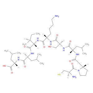 L-Leucine, L-cysteinyl-L-prolyl-L-leucyl-L-seryl-L-lysyl-L-isoleucyl-L-leucyl-