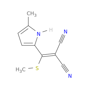 Propanedinitrile, [(5-methyl-1H-pyrrol-2-yl)(methylthio)methylene]-
