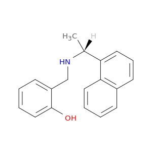 Phenol, 2-[[[(1R)-1-(1-naphthalenyl)ethyl]amino]methyl]-