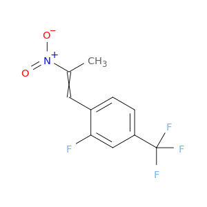 Benzene, 2-fluoro-1-(2-nitro-1-propenyl)-4-(trifluoromethyl)-