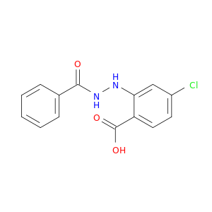 Benzoic acid, 2-(2-benzoylhydrazino)-4-chloro-