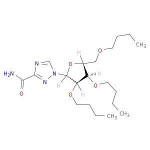 1H-1,2,4-Triazole-3-carboxamide,1-(2,3,5-tri-O-butyl-b-D-ribofuranosyl)-