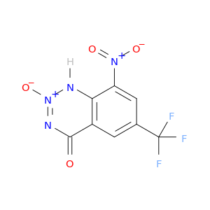 1,2,3-Benzotriazin-4(1H)-one, 8-nitro-6-(trifluoromethyl)-, 2-oxide