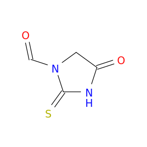 1-Imidazolidinecarboxaldehyde, 4-oxo-2-thioxo-