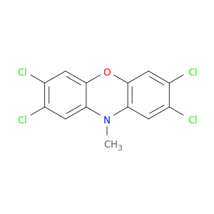 10H-Phenoxazine, 2,3,7,8-tetrachloro-10-methyl-