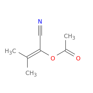 2-Butenenitrile, 2-(acetyloxy)-3-methyl-