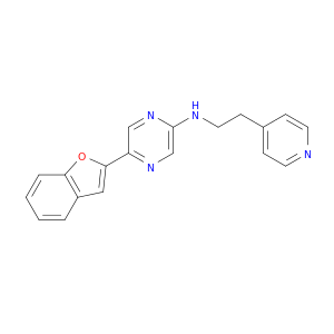 Pyrazinamine, 5-(2-benzofuranyl)-N-[2-(4-pyridinyl)ethyl]-