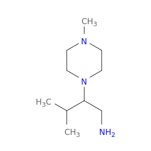 3-methyl-2-(4-methylpiperazin-1-yl)butan-1-amine