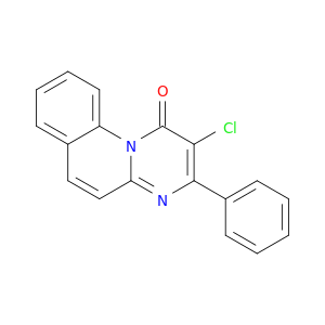 1H-Pyrimido[1,2-a]quinolin-1-one, 2-chloro-3-phenyl-