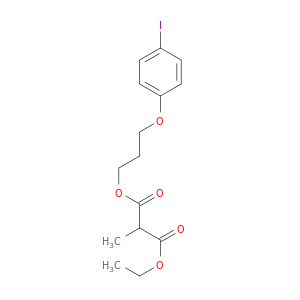 Propanedioic acid, methyl-, ethyl 3-(4-iodophenoxy)propyl ester