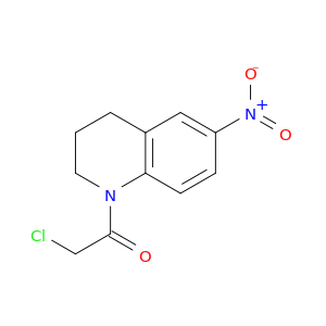 2-氯-1-(3,4-二氢-6-硝基-1(2h)-quinolinyl)乙酮