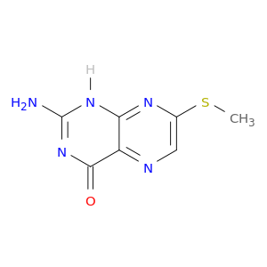 4(1H)-Pteridinone, 2-amino-7-(methylthio)-