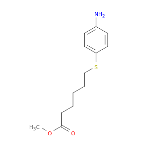Hexanoic acid, 6-[(4-aminophenyl)thio]-, methyl ester