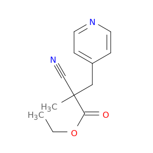 ethyl 2-cyano-2-methyl-3-(pyridin-4-yl)propanoate
