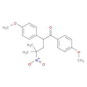 1-Pentanone, 1,2-bis(4-methoxyphenyl)-4-methyl-4-nitro-
