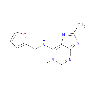 1H-Purin-6-amine, N-(2-furanylmethyl)-8-methyl-