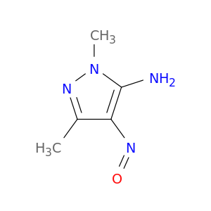 1,3-DIMETHYL-4-NITROSO-1H-PYRAZOL-5-AMINE