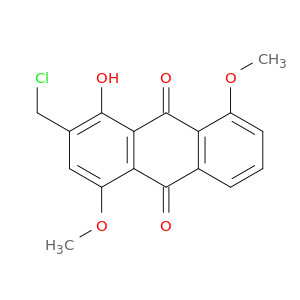 9,10-Anthracenedione, 2-(chloromethyl)-1-hydroxy-4,8-dimethoxy-