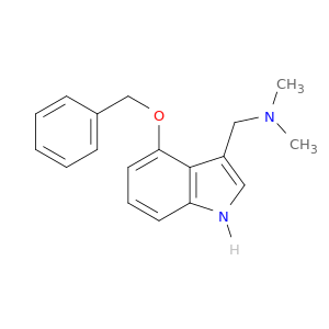 1-(4-(苄氧基)-1H-吲哚-3-基)-N,N-二甲基甲胺