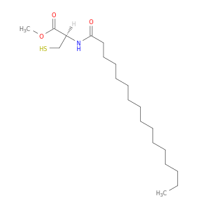 methyl n-hexadecanoyl-l-cysteinate